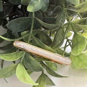Christian Dior Two-Tone Tie Clip